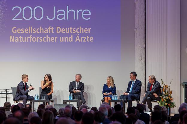 200-Jahre-Feier der Gesellschaft Deutscher Naturforscher und Ärzte in Leipzig