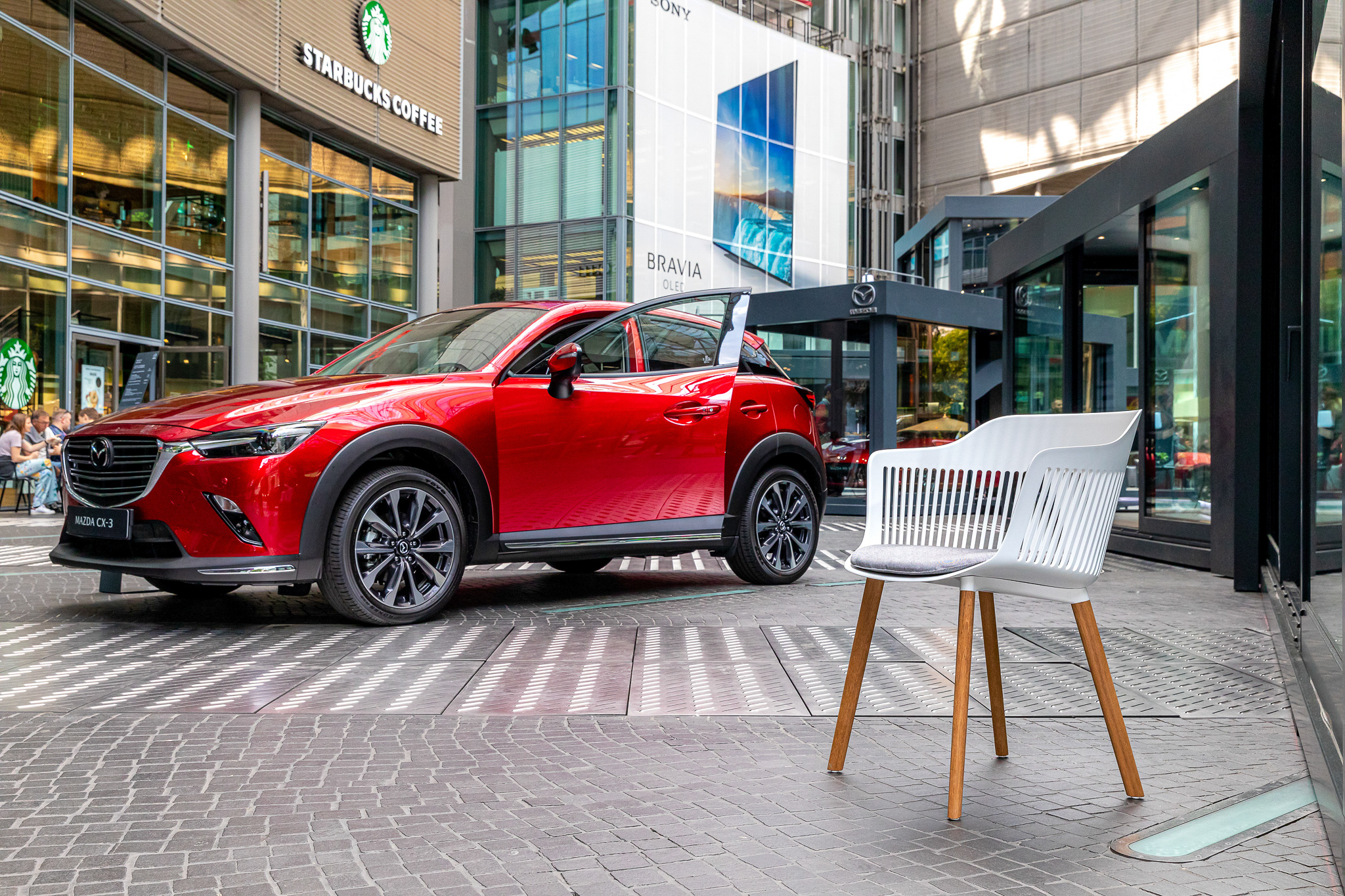 Wohnidee & Mazda auf dem Potsdamer Platz