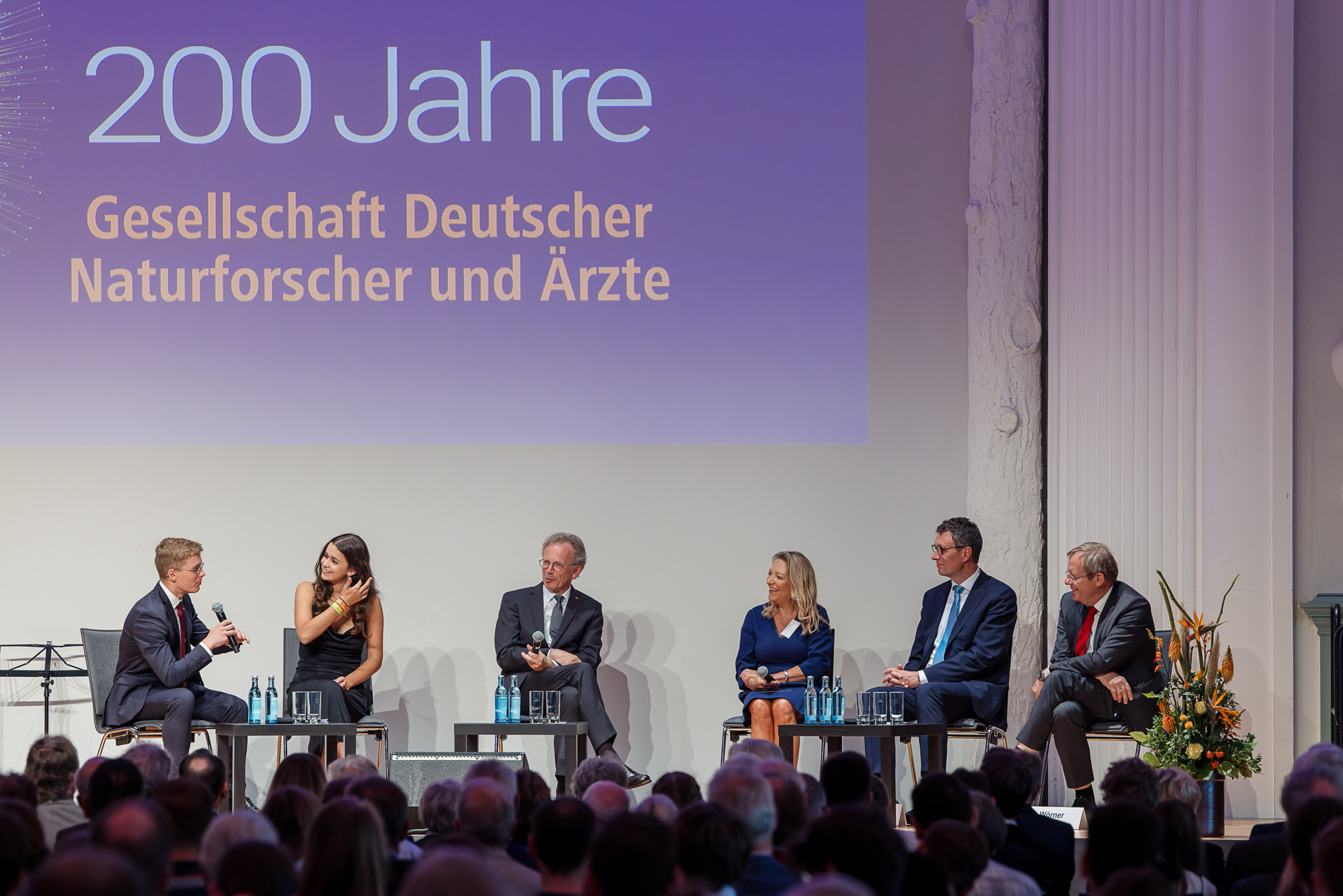 200-Jahre-Feier der Gesellschaft Deutscher Naturforscher und Ärzte in Leipzig