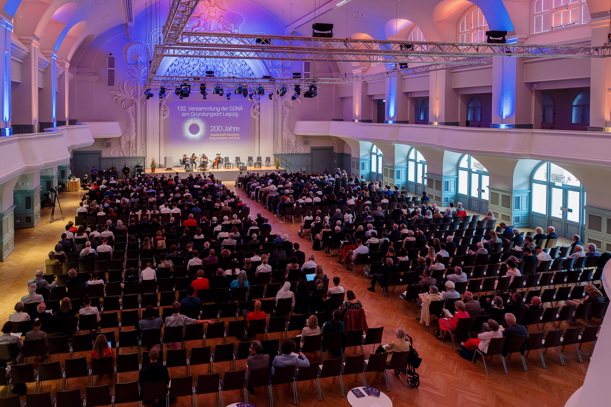 200-Jahre-Feier der Gesellschaft Deutscher Naturforscher und Ärzte in Leipzig