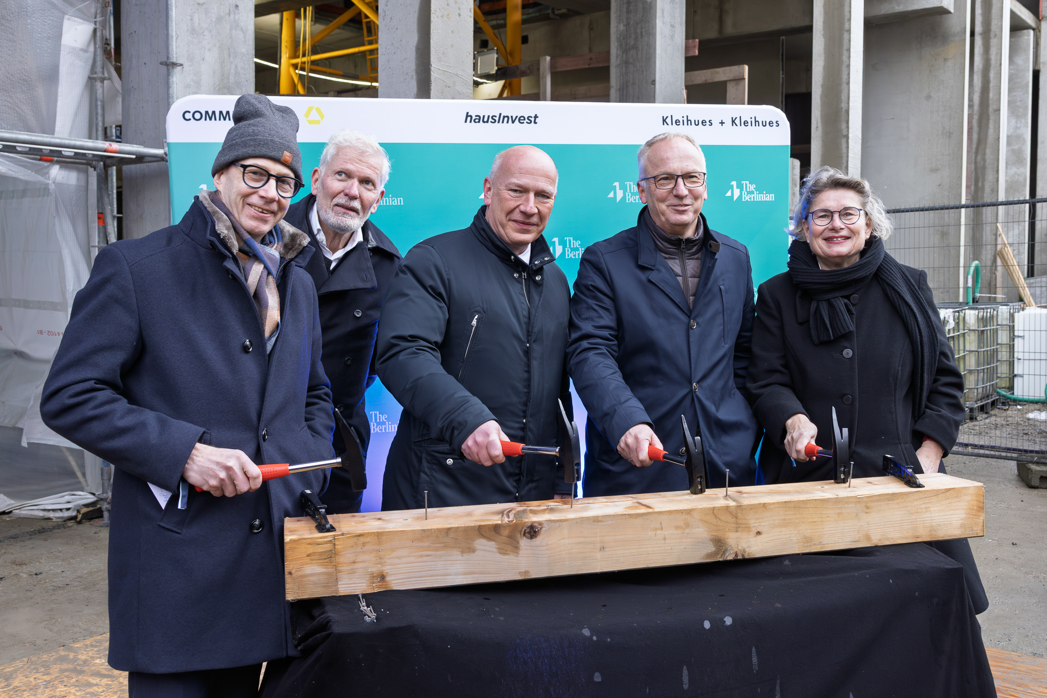 Richtfest The Berlinian - Commerz Real