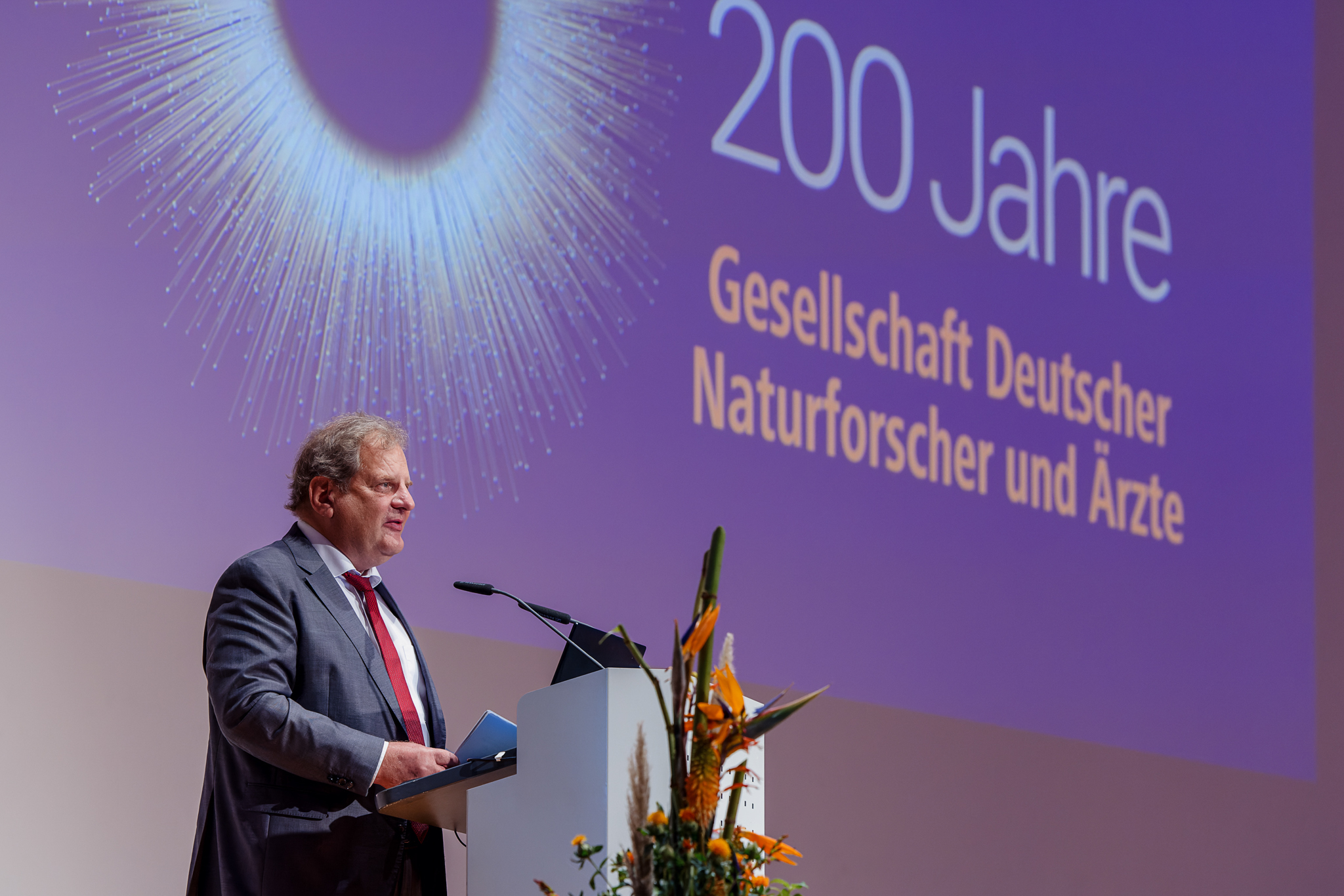 200-Jahre-Feier der Gesellschaft Deutscher Naturforscher und Ärzte in Leipzig