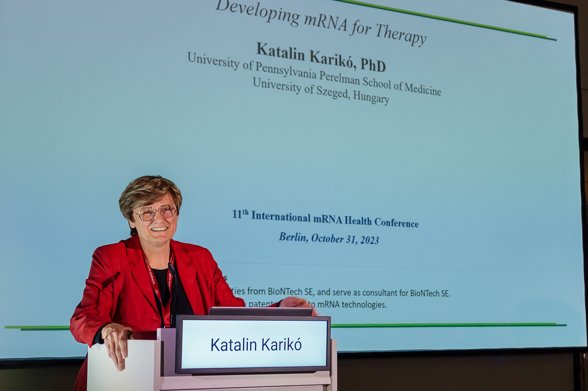 11th International mRNA Health Conference in Berlin