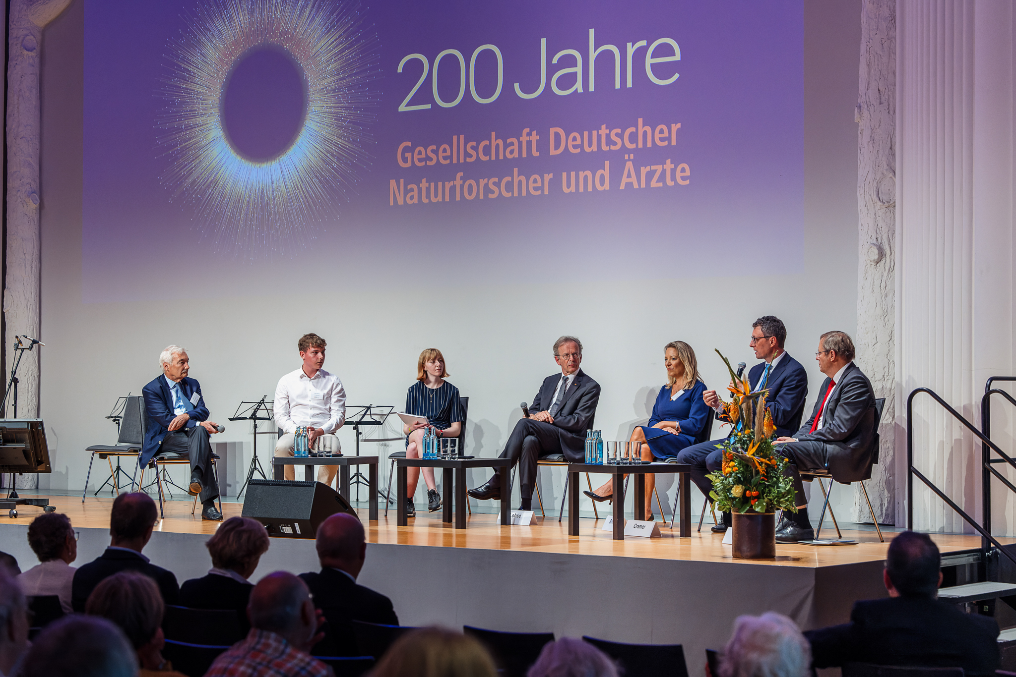 200-Jahre-Feier der Gesellschaft Deutscher Naturforscher und Ärzte in Leipzig